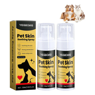 Spray De Tratamiento Para La Piel De Mascotas Para Perros Y Spray De Tratamiento Para La Piel De Mascotas Para Perros Y