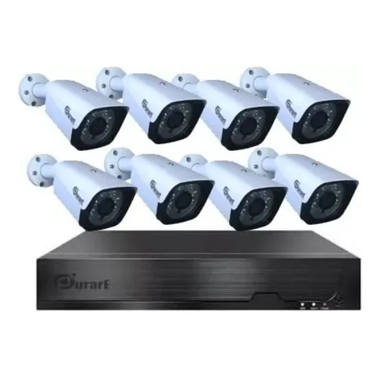 Kit Seguridad Hd Dvr + 8 Camaras Hd Cableado Mp Mli