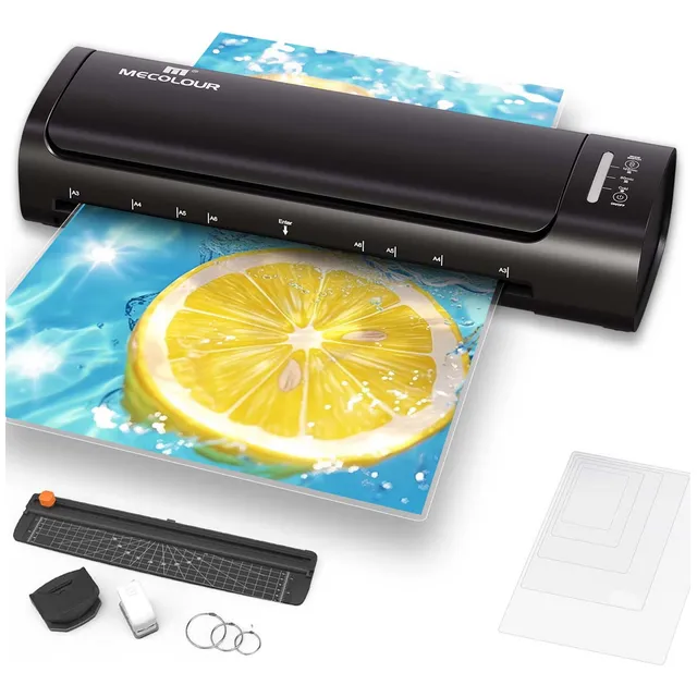 Plastificadora Laminadora Refiladora A3 Mecolour 6 En 1 Máquina Laminadora 500W 450mm/min