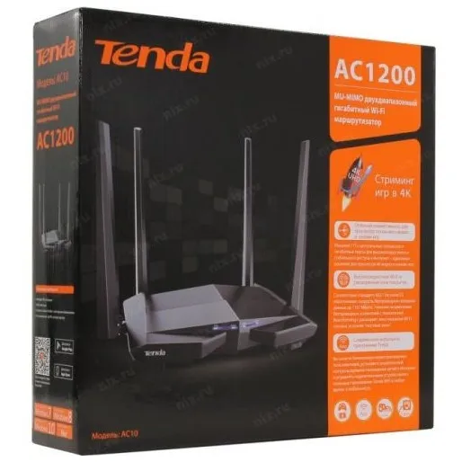 Router Wifi Doble Banda Gigabit Tenda Ac10 Wireless Ac1200