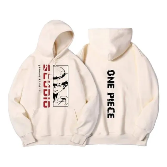 Buzo Monkey D. Luffy Hoddie Con Capota One Piece Studio 