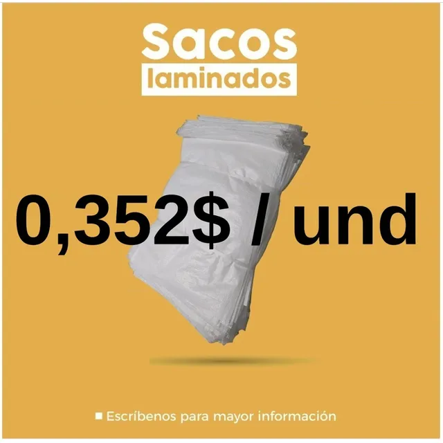 Saco Laminado Para Azucar/ Sal/ Fertilizante/ Aba