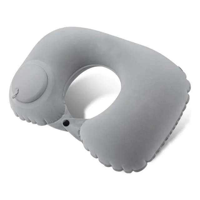 Almohada Inflable De Viaje  Automatica Cuello Cojin Cervial