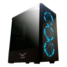 Gabinete Gamer Con Ventana Y 3 Ventiladores Rgb Naceb Techno
