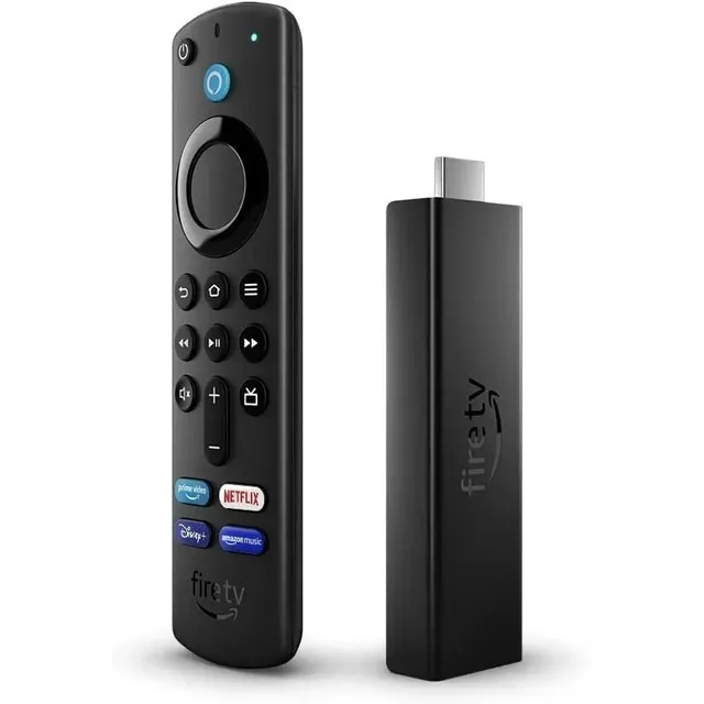 Amazon Tv Stick Fire TV Stick 4K Max K2R2TE de voz 1.ª generación 4K 8GB negro con 2GB de memoria RAM