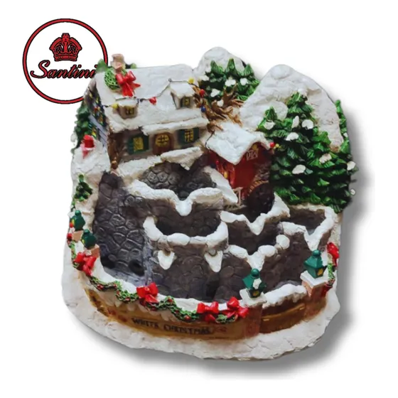 Casa Con Torrentera Adorna Tu Navidad