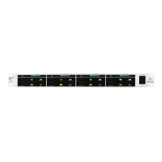 Behringer Ultradi Pro Serie Di4000 V2.