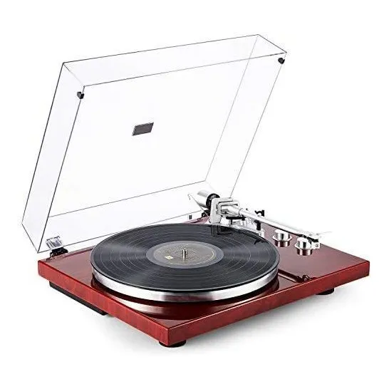 Tocadiscos 1byone Ajustable Con Conexión Inalámbrica -rojo