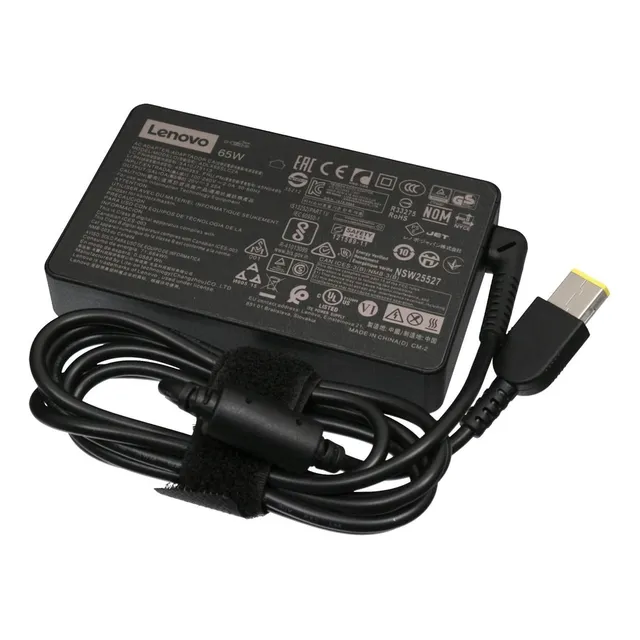Fuente Cargador Lenovo Slim 65w Original Adlx65slc2a Adlx65ncc3a Yoga Thinkpad Square