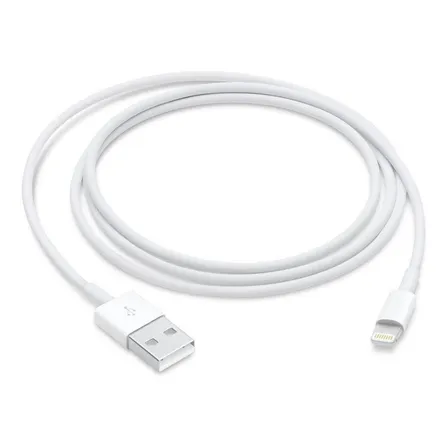 Cable Original Cargador iPhone 5 6 7 X  Xs  Lightning 1m - Distribuidor Autorizado