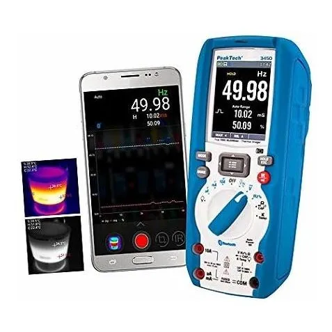 Peaktech P3450 True Rms Multimetro Grafico Para