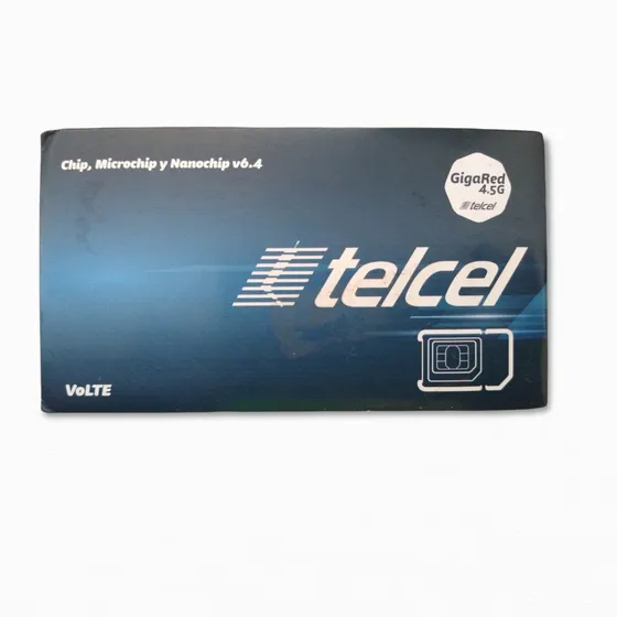 Chip Sim Telcel Con 50 De Saldo 400 Mb 7 Días Llamadas Ilimi