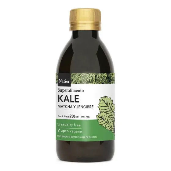  Natier Kale Matcha Y Jengibre Super Alimento 250 Ml