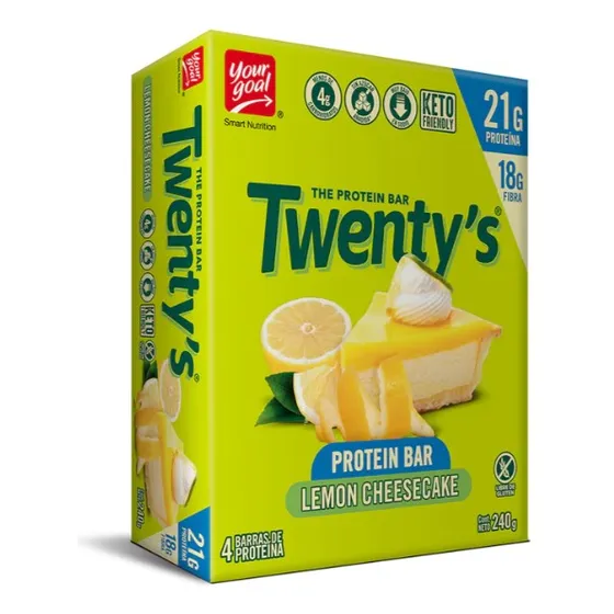 Barras De Proteina Yourgoal Twentys 4u Lemon Cheesecake