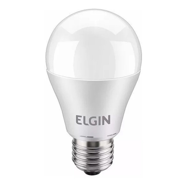 10 Lâmpadas Led Elgin Bulbo 9 W Bulbo Cor Branco-frio 9w 6500k 810lm 10 Lâmpadas Led Elgin Bulbo 9 W Bulbo Cor Branco-frio 9w 6500k 810lm