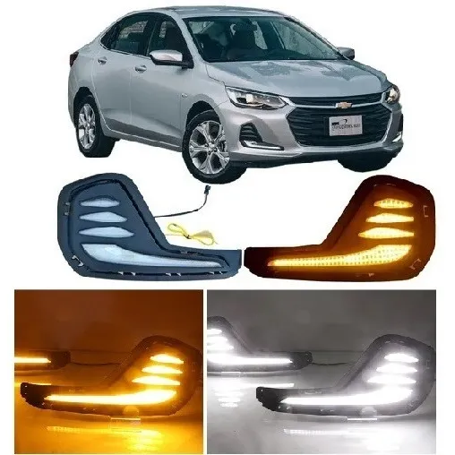 Faros Niebla Led Onix Chevrolet Luz Dia Y Direccio Plug Play