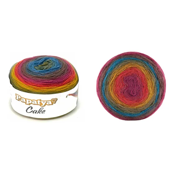 Lana Papatya Cake 100% Acriica Tejido Ovillo 150g X 540 Mt
