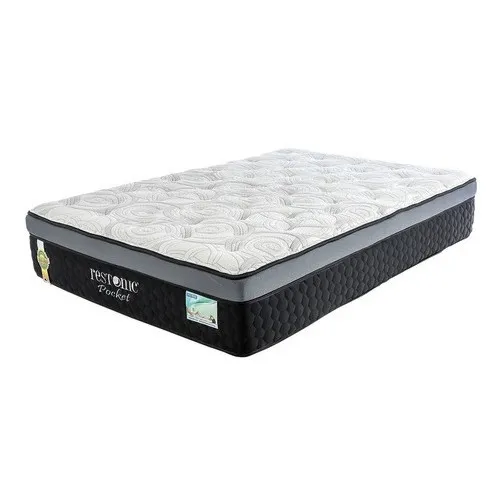 Juego De Box Y Colchón Black Pocket Restonic - Matrimonial