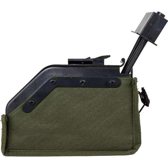 Magazine Airsoft Drum Rossi M249 6mm (1.500bbs) Eletrico
