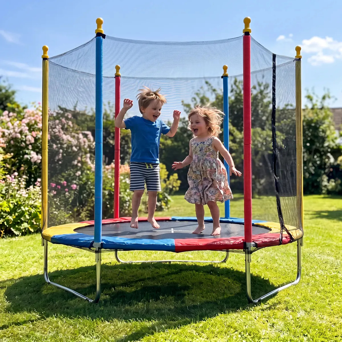 Cama Elastica Infantil Justfun com Rede