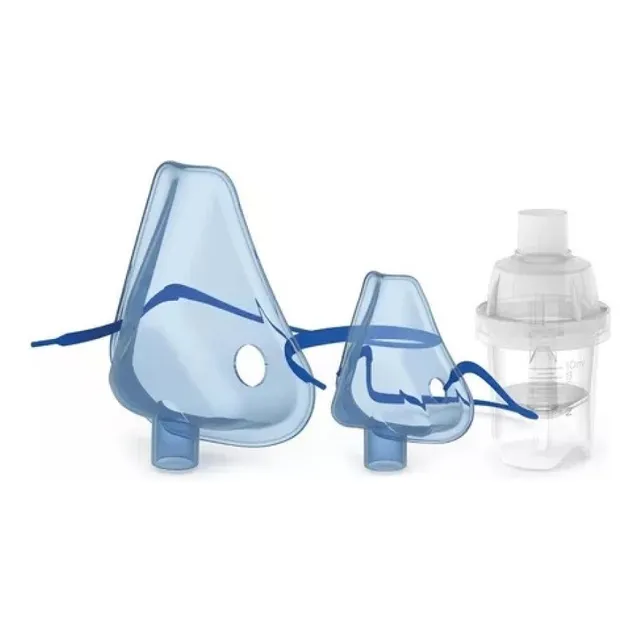 Kit Pipeta Nebuliz. Mang. Máscaras Chica Y Grande P62