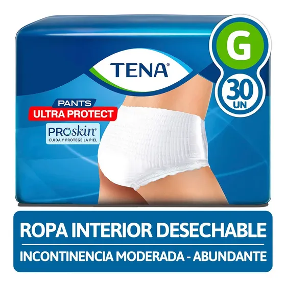 Pañal Adulto Calzon Tena Pants Ultraprotect Talla G 30un Talle Grande | Cuotas sin interés