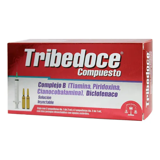 Tribedoce Compuesto Solución, 3 Ampolletas 1 Ml (nº I) + 3 Ampolletas 2 Ml (nº Ii)