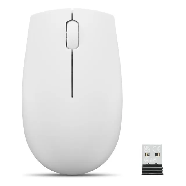 Mouse Lenovo 300 Inalámbrico Compacto (sin Batería) Color Cloud Grey