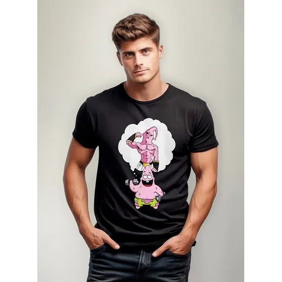 Polo Patricio Majin Boo Gym & Fitness Algodon Reactivo