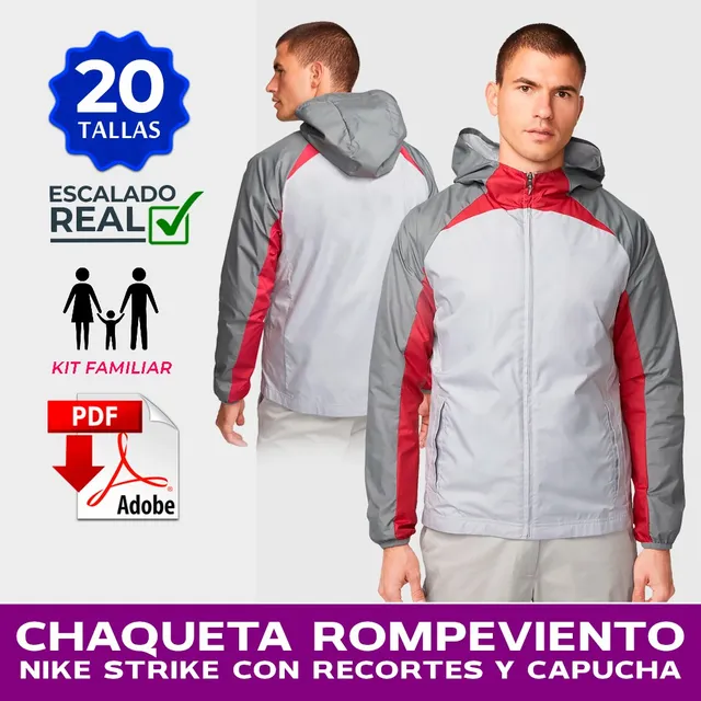 Molderia Patron Chaqueta Nik3 Strike Kit Familiar Pdf Cdr