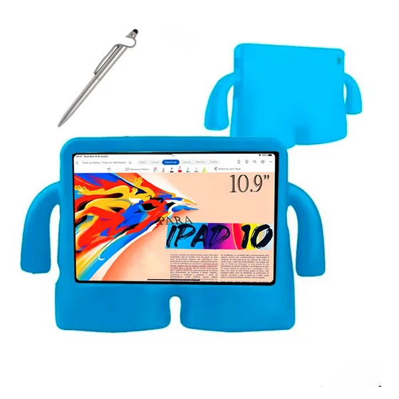 Capa Para App iPad 10 (ano 2022) A2696 A2757 A2777 + Caneta
