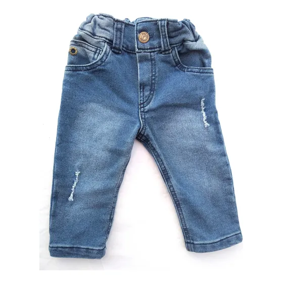 Pantalón Tiki Jeans Azul Bebé Infantiltalles 0 Al 3