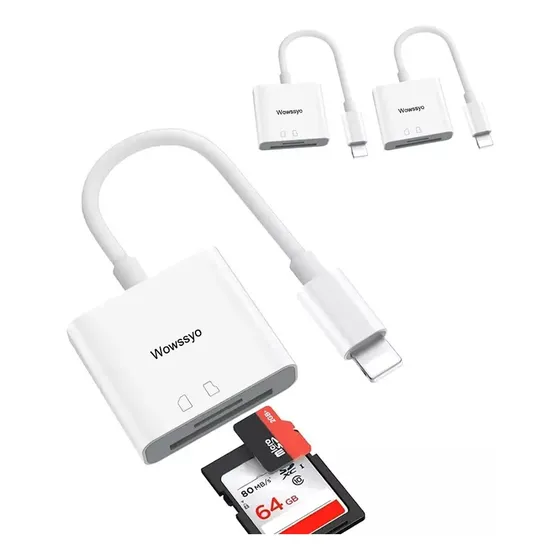 Adaptador Micro Sd Tf Lector De Tarjetas Para iPhone / iPad