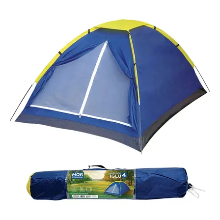 Barraca De Camping Para 4 Pessoas Acampamento Homefy Azul