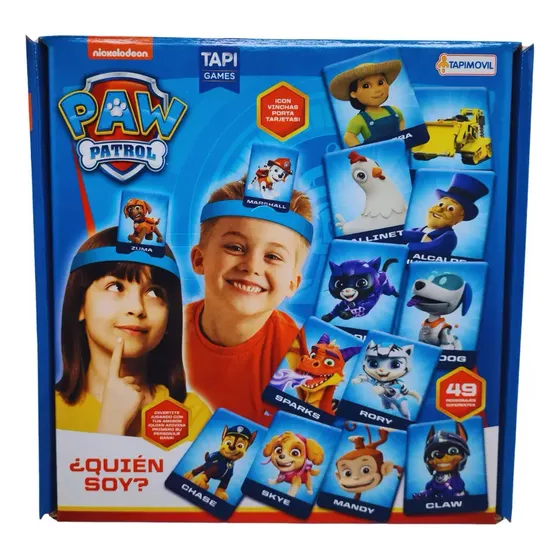 Juego De Mesa Quien Soy Paw Patrol Tapimovil Adivina Niños C
