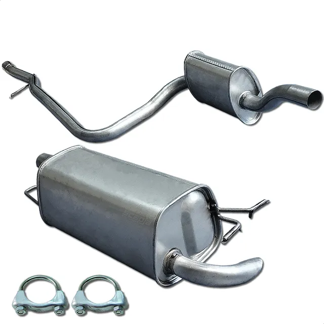Kit Escapamento Fiesta Hatch 1.0 8v Supercharger 2002 A 2005