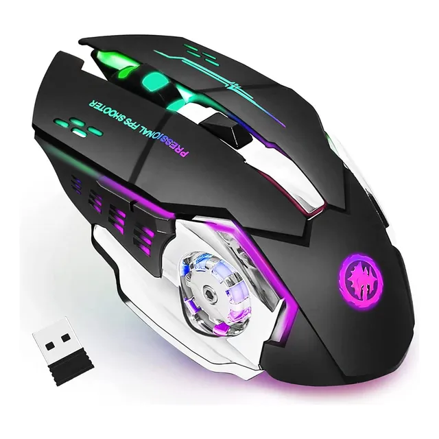 Juego Inalámbrico Ratón Óptico Bluetooth Ergonomía Inalámbri