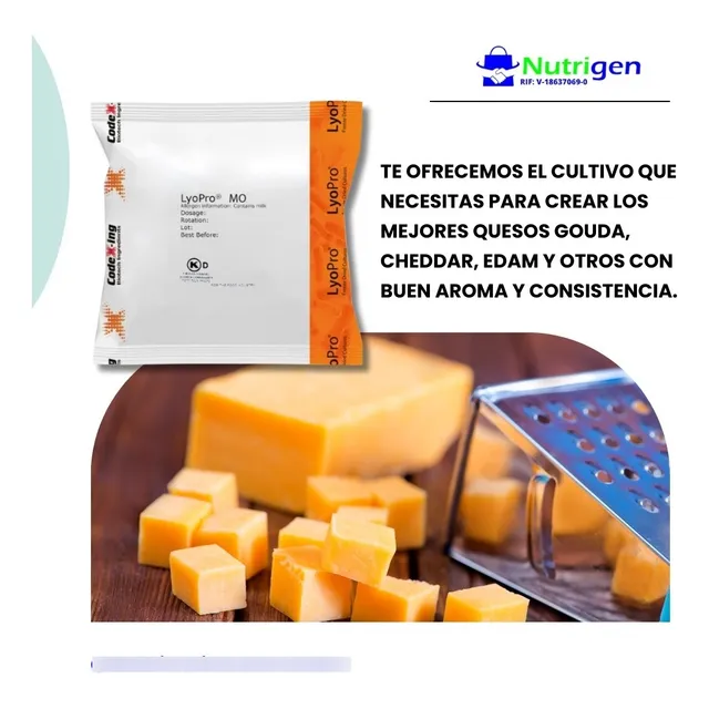 Cultivos P/queso Amarillo,feta,gouda,cheddar,enmenthal 500lt