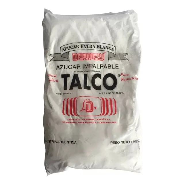 Azúcar Impalpable Extra Blanco Talco Dewey 1 Kg