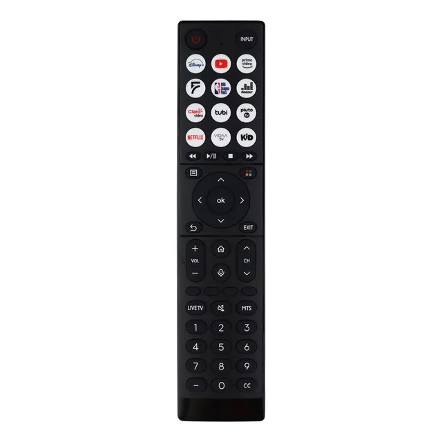 Control Television Tv Compatible Hisense Con Aplicaciones Premium Smart Tv 4k Uhd