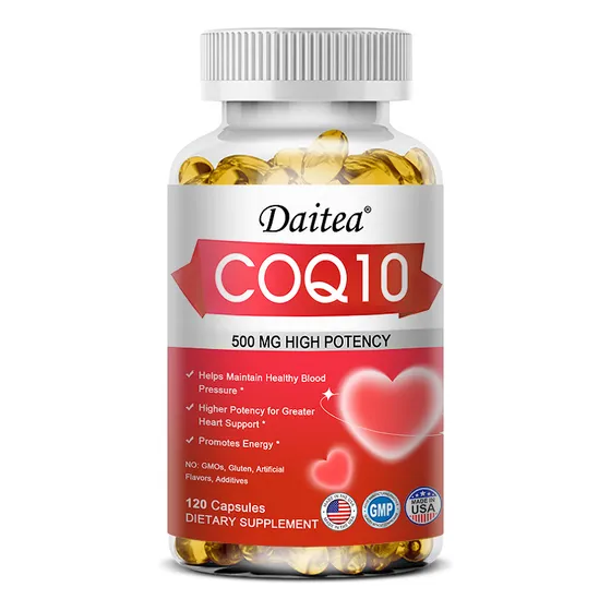 Suplemento Daitea Coq10, 500 Mg Por Porción, 120 Cápsulas Bl