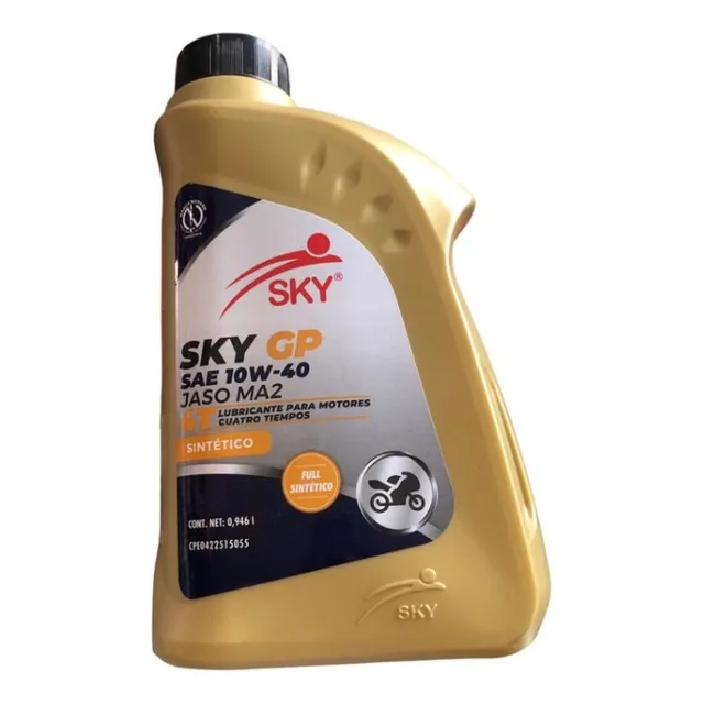 Aceite Sky 10w40 4 Tiempos Sintético 