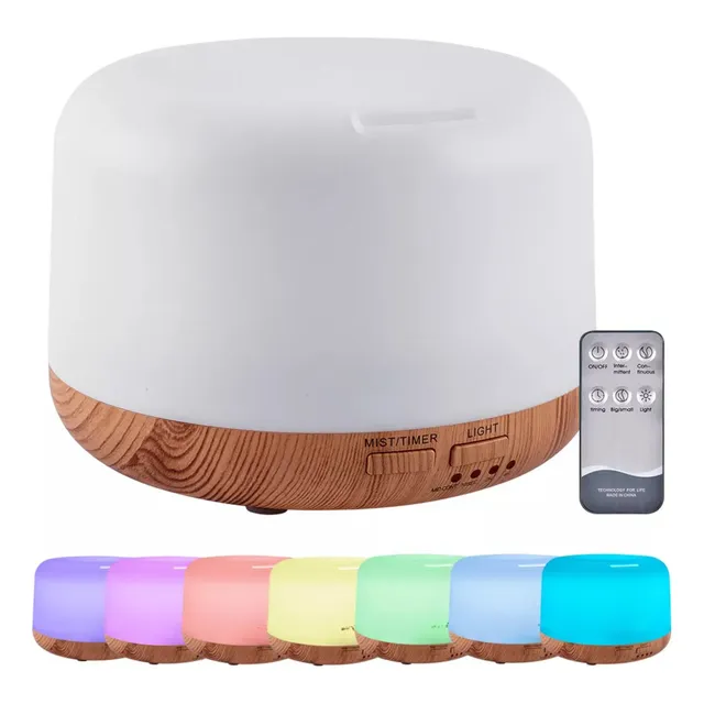 Humidificador Difusor Bamboo 300ml 220v Multi Colores Color Blanco