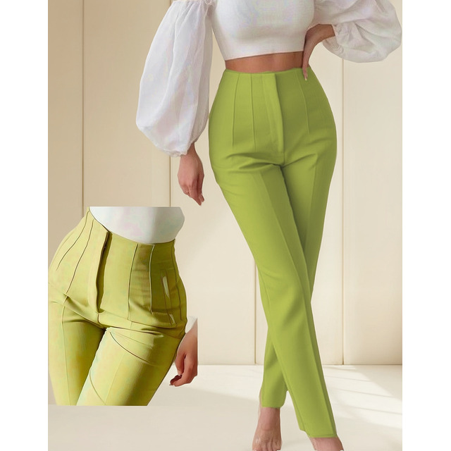 Calça Feminina Alfaiataria Trabalho Zr Lisa Elegante Casual Calça Feminina Alfaiataria Trabalho Zr Lisa Elegante Casual