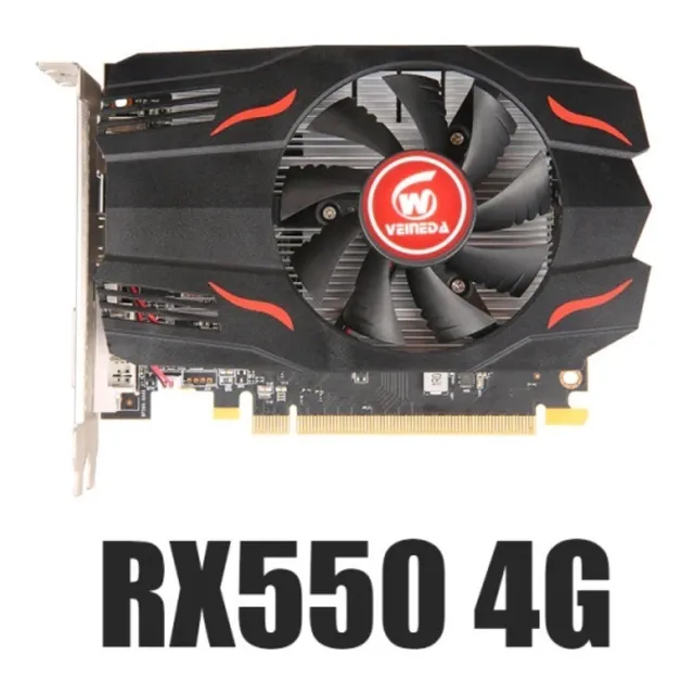 Tarjeta Grafica Amd Radeon  Rx550 4gb Gddr5 Original