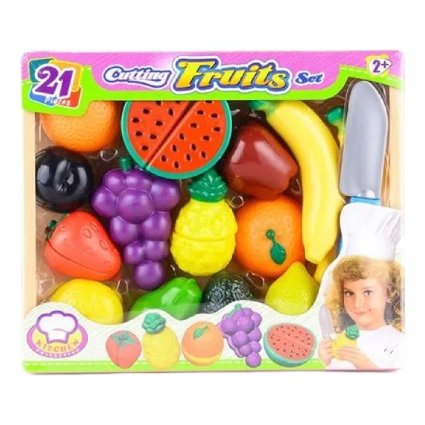 Set De Frutas De Juguete Niños 