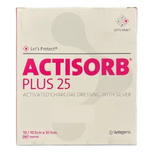 Actisorb Plus 25 Aposito 10.5 Cm X 10.5 Cm