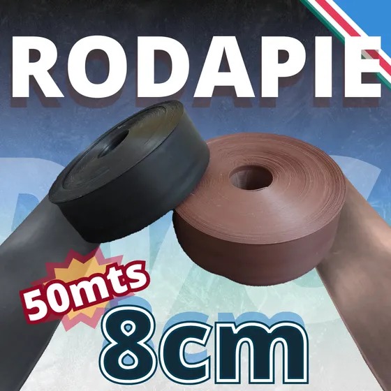 Rodapié De Vinil Negro