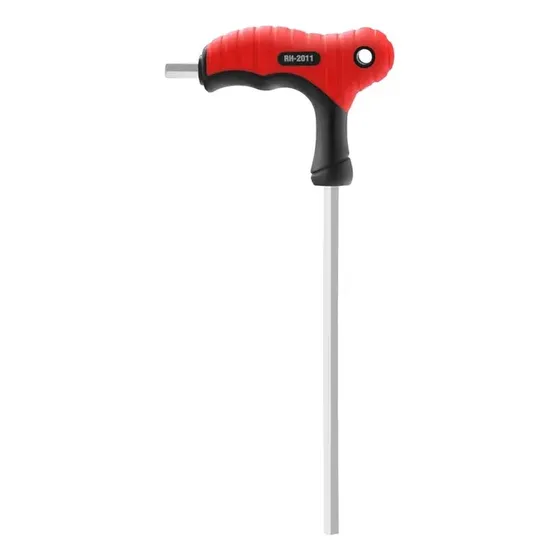 Llave Tipo T Hexagonal Allen De 6mm Cr-v Ronix Rh-2011 Color Rojo