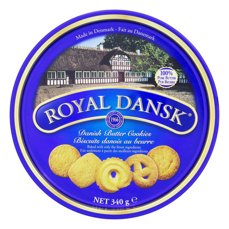 Biscoito Amanteigado Royal Dansk Lata 340g
